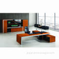 Kingdom Series Office Desks, Made of Spray-painted Wooden Veneer and MDF